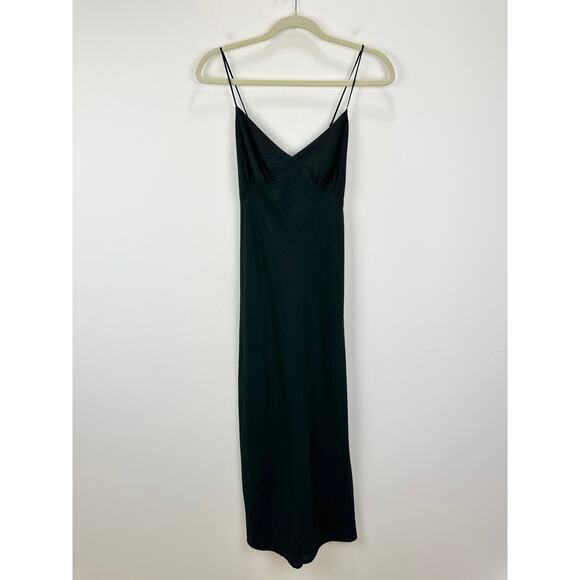 Madewell Sleek Black Midi Dress - Picture 7 of 15